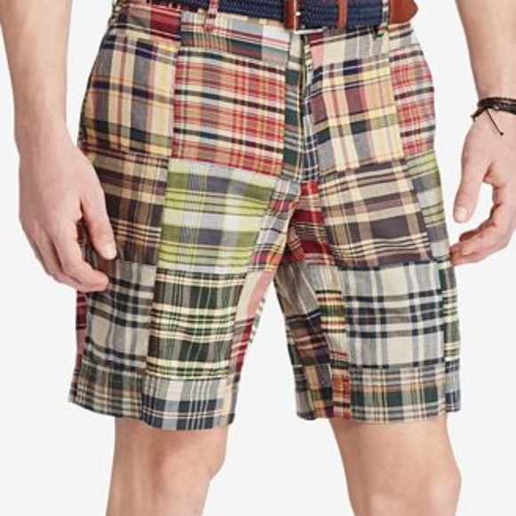 ralph lauren madras pants